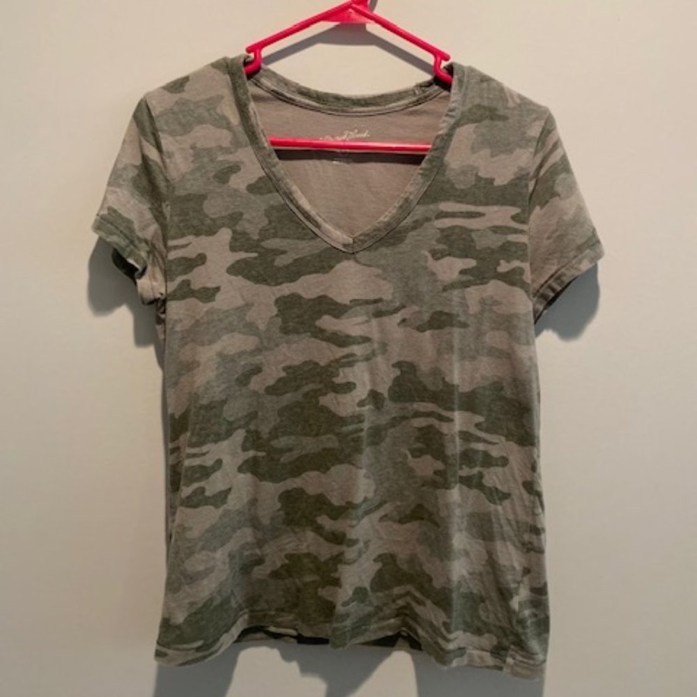 Camo Short Sleeve Tee Shirt